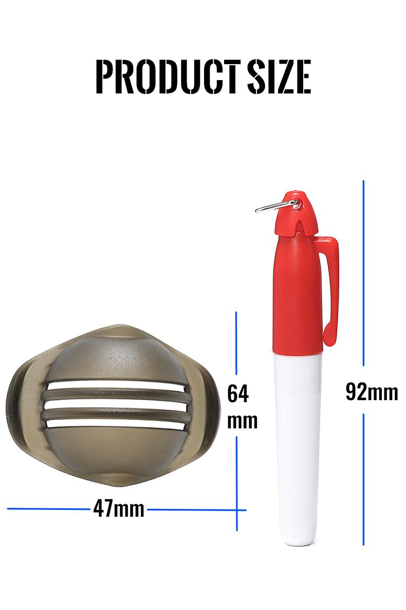 Nuovo tipo Comodo da usare Palla attraente Indicatore di prezzo Golf Pro Line Marking Tool TL302 (4)